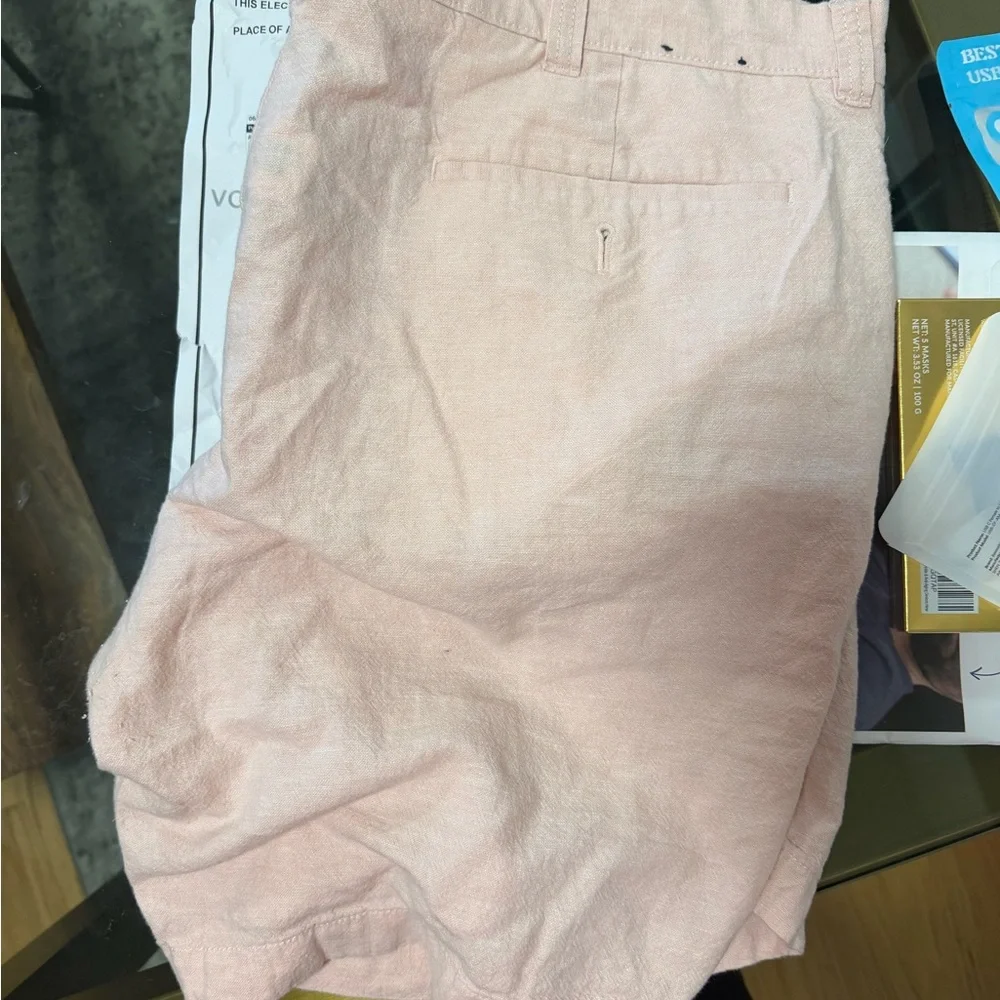 J. Crew Pale Pink Cotton Shorts